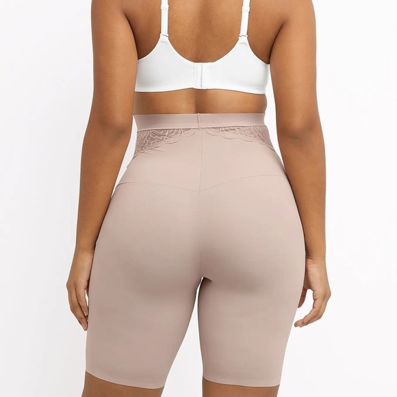 Maidenform Lace High Waist Thigh Slimmer Shapewear NWT medium - Picture 2 of 8